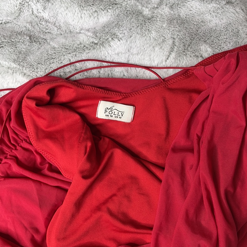 red dress - ohpolly size 12 - Picture 2 of 2